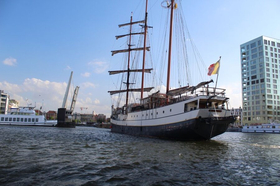 Antwerp: Private Old Harbour Boat Tour Incl. Drinks & Snacks - The skipper and language choices