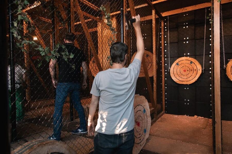 Axe Throwing Experience - Games, contests, and trick shots