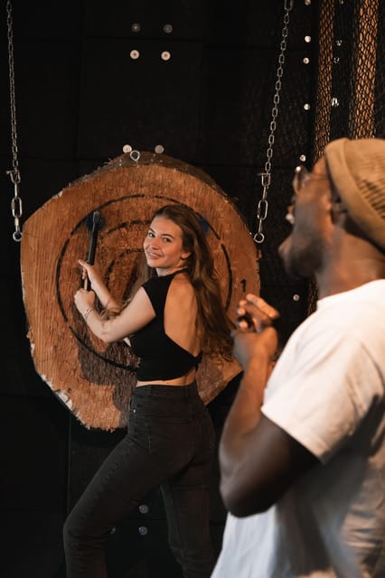 Axe Throwing Experience - The bar, beers, and extra costs