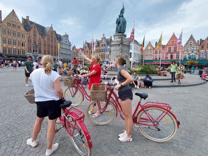 Bruges: Guided Retro Bike Tour of Highlights and Hidden Gems - The Belfry, Market Square, and Church of Our Lady