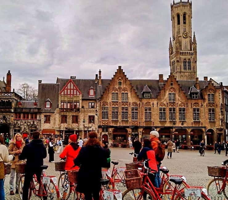Bruges: Guided Retro Bike Tour of Highlights and Hidden Gems - The windmills and Sint-Anna Quarter