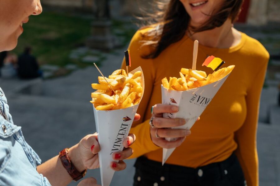 Bruges: Private Food Tour – 10 Tastings with Locals - Fries and waffles, the Belgian classics