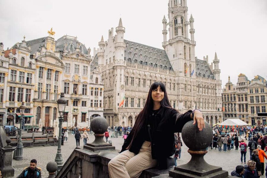 Brussels City Photoshoot With a Professional Photographer - Mont des Arts Brings a Wider Brussels View