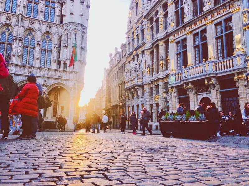 Brussels Highlights: Walking & Bus Tour with Waffle Tasting - Grand Place, Brussels’ grand opening scene