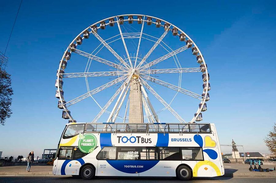 Brussels: Hop-On Hop-Off Bus Tour& Belgian Beer World Museum - Stop 6: Poelaert, Louise, and the Courthouse