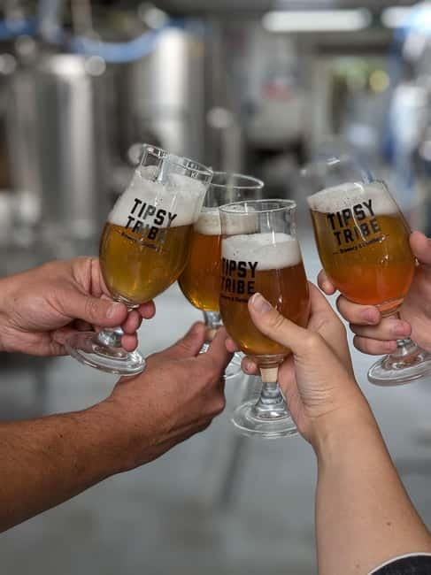 Brussels: micro brewery & distillery tour + beer tasting - Two different beers, each poured at 16cl