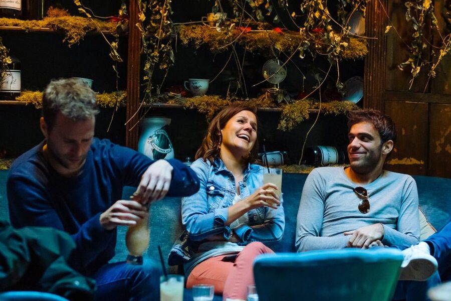 Brussels: Private Beers, Bars, and Live Music Tour by Night - Traditional pub food at Poechenellekelder