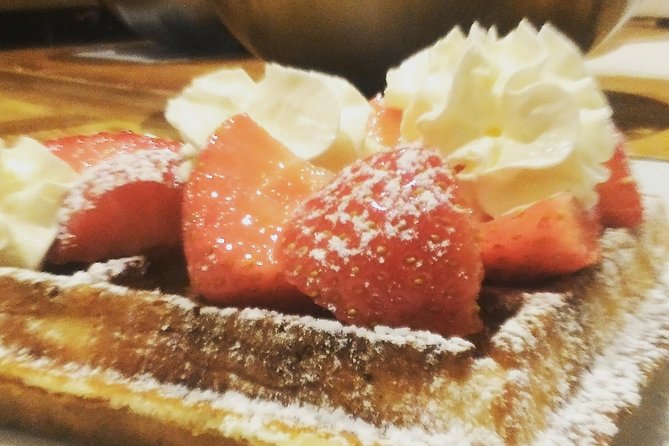 Brussels Waffle Workshop - The topping table is the real reward