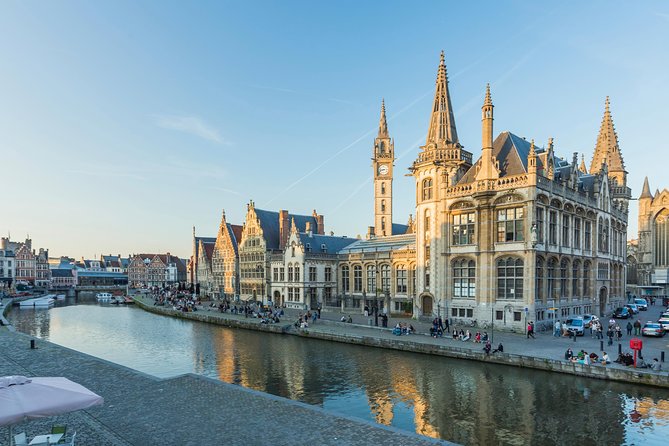 Day trip to Ghent and Atomium from Brussels - St. Michael’s Bridge and the Lys River