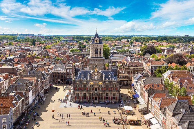 Delft and Keukenhof Gardens Tour from Brussels - The leaning Old Church