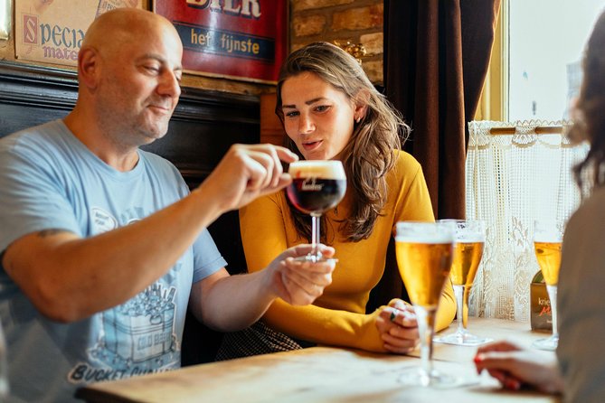 Drinks & Bites in Bruges Private Tour - Passing Sint-Annakerk and finding a Belgian pub