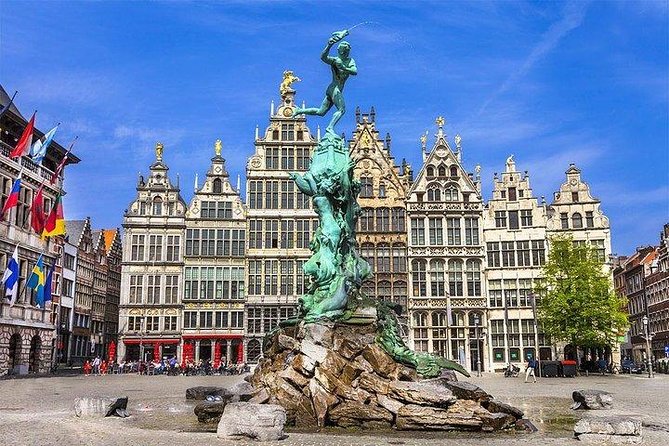 Excursion to Antwerp and Ghent by bus from Brussels with stop at the Atomium - Grote Markt and Antwerp’s guild houses