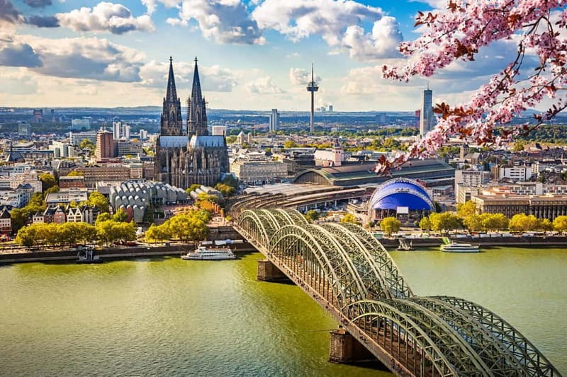 From Amsterdam: Cologne & Antwerp Full-Day Tour - The Hohenzollern Bridge and Rhine views
