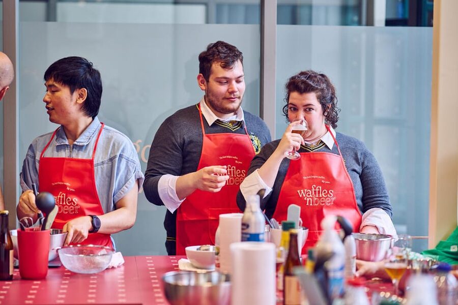 Ghent: Belgian Waffle-Making Workshop with Beer Tasting - What $55 buys you in Ghent