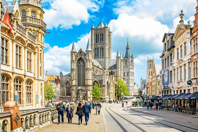 Ghent: City Walk with Audio Guide in 7 Languages on your Phone - Korenmarkt, Saint Nicholas Church, and the city center