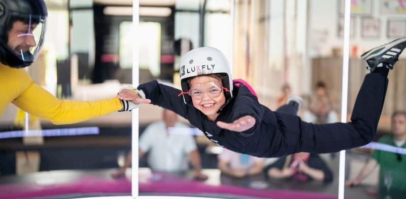 Luxembourg : Indoor Skydiving - Flying without an aircraft at Sterpenich