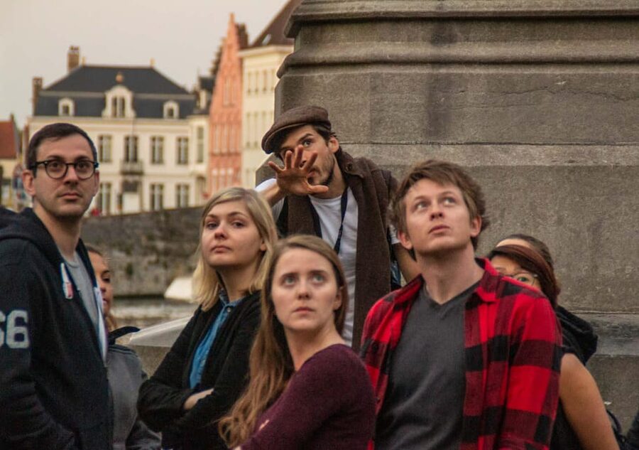 Night Tour: The Dark Side of Bruges - by Legends - Meeting the guide at Markt