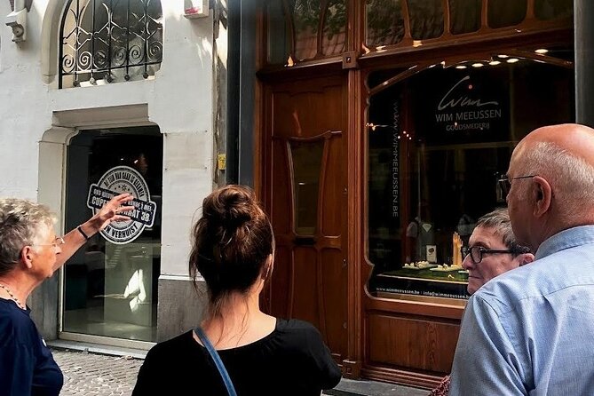 Private Antwerp's Diamonds and Jewellery Old City Center Historic Tour - Wijngaardstraat brings several design voices together