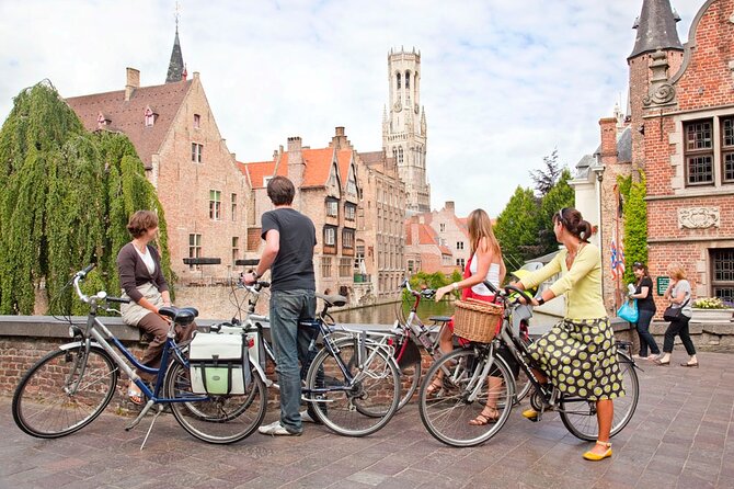 Private Bruges 3.5-Hour Guided Bike Tour: Discover Hidden Gems - Starting at the station and the old almshouses