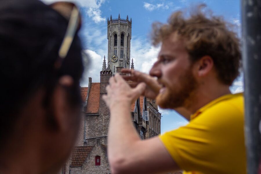 💛 Tell Me About Bruges 🏰 1000 Years of Stories by Locals ⭐ - Rosary Quay and the famous Bruges photograph