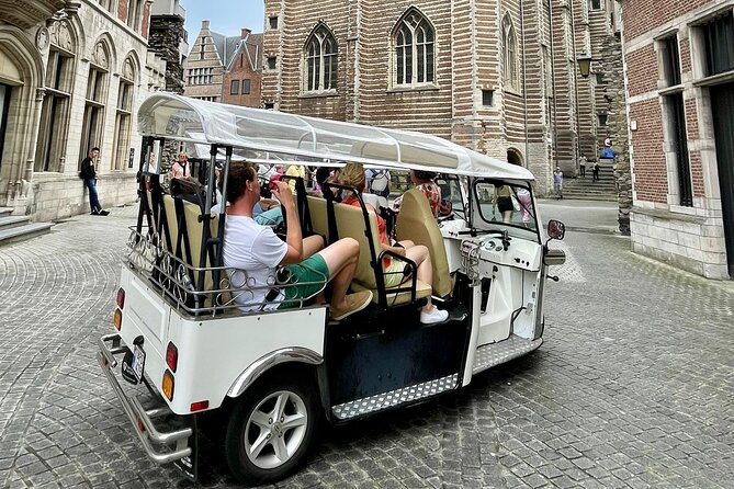 TukTuk Tour through historic Antwerp 2.5h - MAS, the port pavilion, and Eilandje