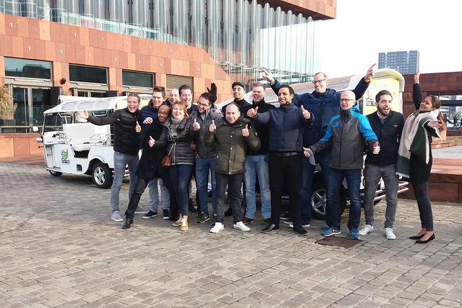 TukTuk Tour through historic Antwerp 2.5h - Groenplaats to the Plantin-Moretus courtyard